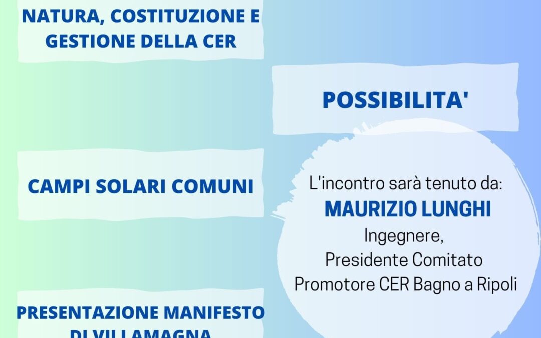 Cos’è una Comunità Energetica